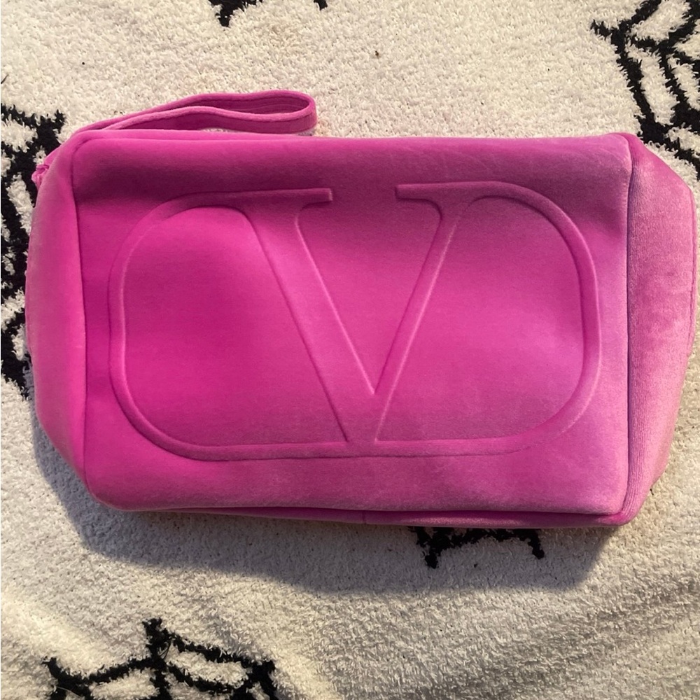 Valentino Pink Cosmetic Bag
